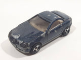 1999 Hot Wheels Mercedes SLK Metallic Dark Blue Die Cast Toy Car Vehicle