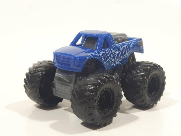 2021 SML FMS Monster Jam Minis Blue Thunder Blue Miniature Truck Die Cast Toy Car Vehicle 58745