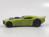 2008 Hot Wheels Track Stars Nitro Doorslammer Aston Martin Lime Green Die Cast Toy Car Vehicle