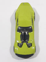 2008 Hot Wheels Track Stars Nitro Doorslammer Aston Martin Lime Green Die Cast Toy Car Vehicle