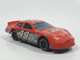 2012 Hot Wheels Thrill Racers Race Course Dodge Charger Stock Car #44 Orange Die Cast Toy Car Vehicle