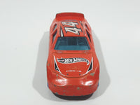 2012 Hot Wheels Thrill Racers Race Course Dodge Charger Stock Car #44 Orange Die Cast Toy Car Vehicle