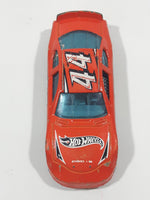 2012 Hot Wheels Thrill Racers Race Course Dodge Charger Stock Car #44 Orange Die Cast Toy Car Vehicle