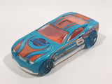 2018 Hot Wheels Mystery Models Series 2 Torque Screw Metalflake Turquoise Blue Die Cast Toy Car Vehicle