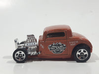 2008 Hot Wheels Customizers Corner Shop '32 Ford Vicky Metallic Copper Die Cast Toy Car Hot Rod Vehicle