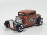 2008 Hot Wheels Customizers Corner Shop '32 Ford Vicky Metallic Copper Die Cast Toy Car Hot Rod Vehicle