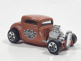 2008 Hot Wheels Customizers Corner Shop '32 Ford Vicky Metallic Copper Die Cast Toy Car Hot Rod Vehicle