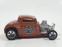 2008 Hot Wheels Customizers Corner Shop '32 Ford Vicky Metallic Copper Die Cast Toy Car Hot Rod Vehicle