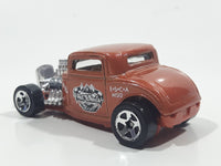 2008 Hot Wheels Customizers Corner Shop '32 Ford Vicky Metallic Copper Die Cast Toy Car Hot Rod Vehicle