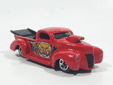 2003 Hot Wheels Robo Zoo '40 Ford Truck Red Die Cast Toy Car Vehicle