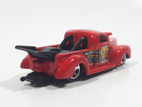 2003 Hot Wheels Robo Zoo '40 Ford Truck Red Die Cast Toy Car Vehicle