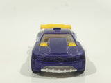 2014 Hot Wheels Track Builder 2011 Camaro Purple Die Cast Toy Car Vehicle