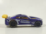 2014 Hot Wheels Track Builder 2011 Camaro Purple Die Cast Toy Car Vehicle