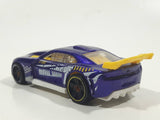 2014 Hot Wheels Track Builder 2011 Camaro Purple Die Cast Toy Car Vehicle