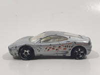 2000 Hot Wheels World Racers Ferrari 360 Modena Silver Die Cast Toy Car Vehicle