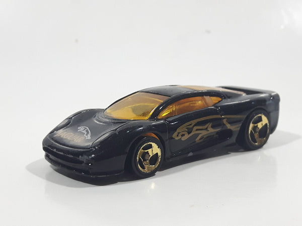 2001 Hot Wheels Company Cars Jaguar XJ220 Black Die Cast Toy Car Vehicle