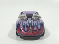 2003 Hot Wheels Heat Fleet Twin Mill II Matte Light Purple Lavender Die Cast Toy Car Vehicle