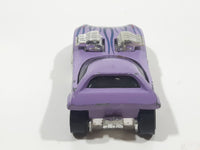 2003 Hot Wheels Heat Fleet Twin Mill II Matte Light Purple Lavender Die Cast Toy Car Vehicle