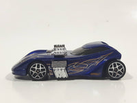 2006 Hot Wheels Open Stock Twin Mill II Dark Blue Indigo Die Cast Toy Car Vehicle