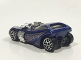 2006 Hot Wheels Open Stock Twin Mill II Dark Blue Indigo Die Cast Toy Car Vehicle