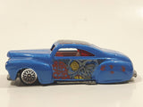 2001 Hot Wheels Monsters Tail Dragger Metalflake Blue Die Cast Toy Car Vehicle