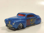 2001 Hot Wheels Monsters Tail Dragger Metalflake Blue Die Cast Toy Car Vehicle