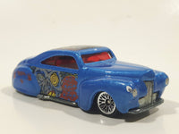 2001 Hot Wheels Monsters Tail Dragger Metalflake Blue Die Cast Toy Car Vehicle