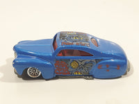 2001 Hot Wheels Monsters Tail Dragger Metalflake Blue Die Cast Toy Car Vehicle