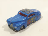 2001 Hot Wheels Monsters Tail Dragger Metalflake Blue Die Cast Toy Car Vehicle