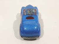 2001 Hot Wheels Monsters Tail Dragger Metalflake Blue Die Cast Toy Car Vehicle