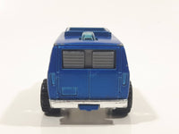 2009 Hot Wheels 1977 Baja Breaker Ford Econoline Van Metalflake Satin Blue Die Cast Toy Car Vehicle