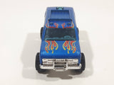 2009 Hot Wheels 1977 Baja Breaker Ford Econoline Van Metalflake Satin Blue Die Cast Toy Car Vehicle