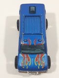 2009 Hot Wheels 1977 Baja Breaker Ford Econoline Van Metalflake Satin Blue Die Cast Toy Car Vehicle