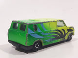 Vintage Yatming No. 1501 Ford Econoline E-150 Van Green with Black Graphics Die Cast Toy Car Vehicle
