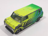 Vintage Yatming No. 1501 Ford Econoline E-150 Van Green with Black Graphics Die Cast Toy Car Vehicle