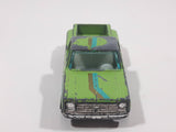 1980s Yatming No. 1601 Chevy Stepside Pickup Truck Green Die Cast Toy Car Vehicle