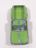 1980s Yatming No. 1601 Chevy Stepside Pickup Truck Green Die Cast Toy Car Vehicle