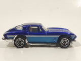 2006 Hot Wheels Corvette Stingray Split Window '63 Blue Die Cast Toy Car Vehicle