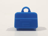 Fast Lane Baggage Service Luggage Trolley Truck Container White Plastic Die Cast Toy Car Vehicle with Blue Suitcase