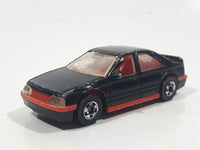 1991 Hot Wheels Peugeot 405 Black Die Cast Toy Car Vehicle