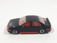 1991 Hot Wheels Peugeot 405 Black Die Cast Toy Car Vehicle