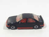 1991 Hot Wheels Peugeot 405 Black Die Cast Toy Car Vehicle