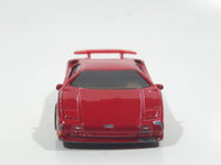 1993 Hot Wheels Revealers Lamborghini Diablo Red Die Cast Toy Exotic Sports Car Vehicle