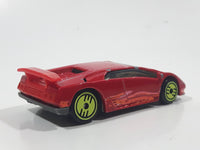 1993 Hot Wheels Revealers Lamborghini Diablo Red Die Cast Toy Exotic Sports Car Vehicle