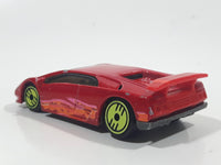 1993 Hot Wheels Revealers Lamborghini Diablo Red Die Cast Toy Exotic Sports Car Vehicle