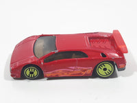 1993 Hot Wheels Revealers Lamborghini Diablo Red Die Cast Toy Exotic Sports Car Vehicle