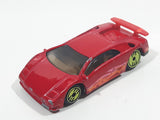 1993 Hot Wheels Revealers Lamborghini Diablo Red Die Cast Toy Exotic Sports Car Vehicle