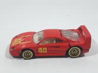 1997 Hot Wheels Ferrari F40 Red Die Cast Toy Dream Luxury Super Car Vehicle Opening Rear Mount Engine