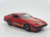 1985 Hot Wheels Nissan 300ZX Red Die Cast Toy Car Vehicle with Opening Doors