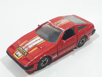 1985 Hot Wheels Nissan 300ZX Red Die Cast Toy Car Vehicle with Opening Doors